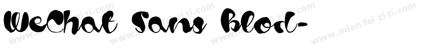 WeChat Sans blod字体转换